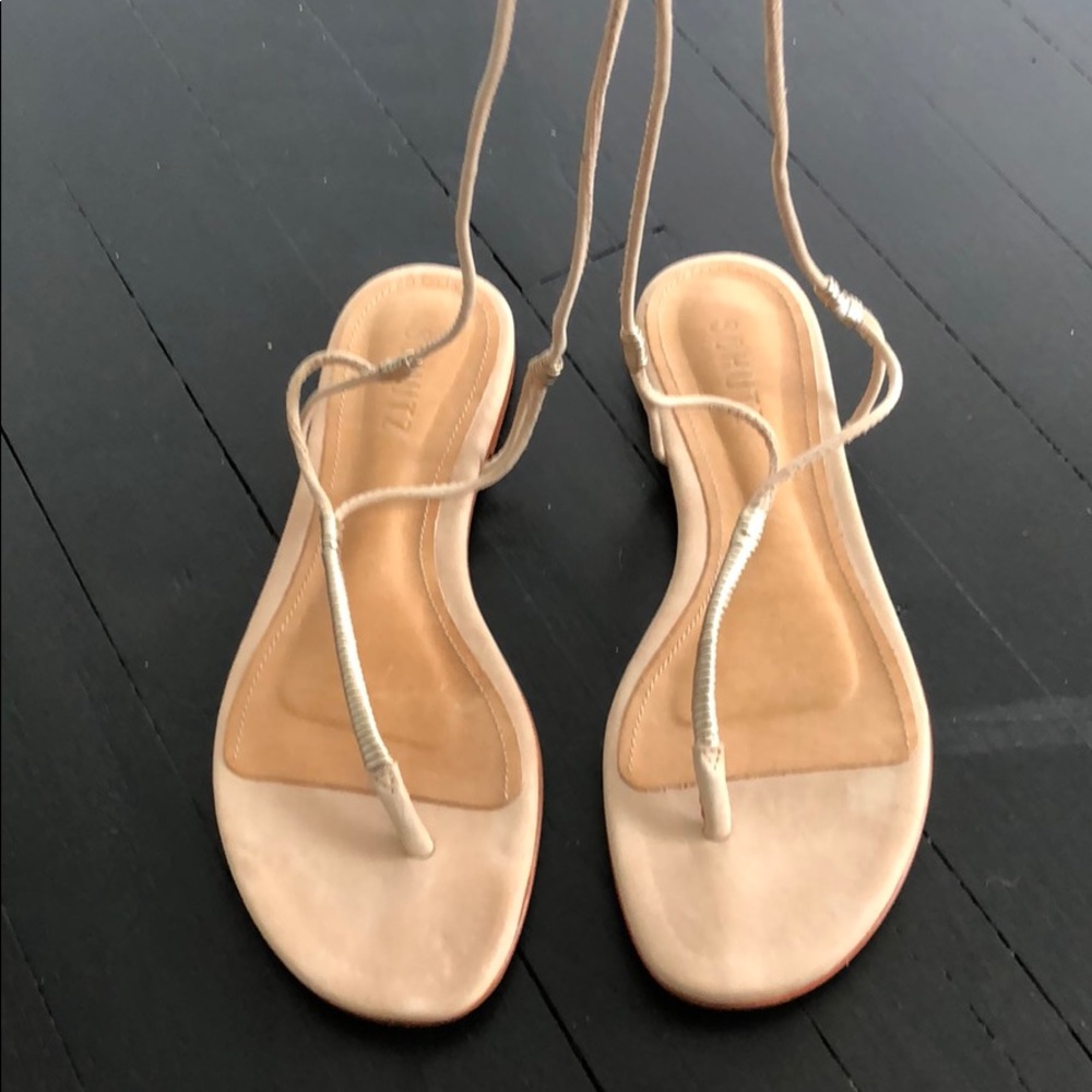 Schutz Bartira Lace Up Sandal